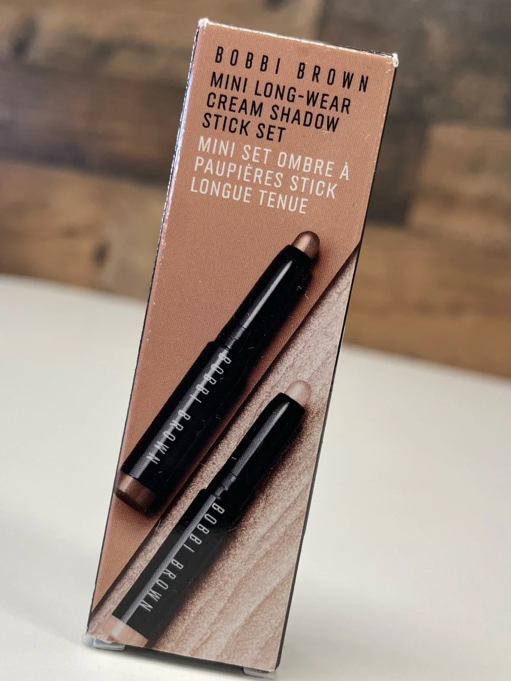 Bobbi Brown Mini Long-Wear Cream Shadow Stick Duo — Taupet & Champagne Shimmer